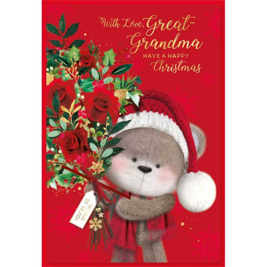 With Love Great-Grandma Have A Happy Christmas Card - Simon Elvin