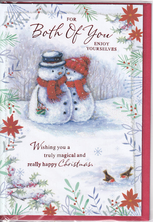 For Both Of You Enjoy Yourselves Christmas Card - Simon Elvin