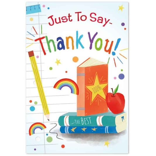 Just To Say - Thank You! Card - Simon Elvin