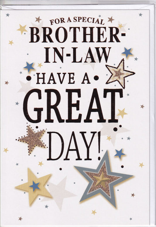 For A Special Brother-In-Law Birthday Card - Simon Elvin