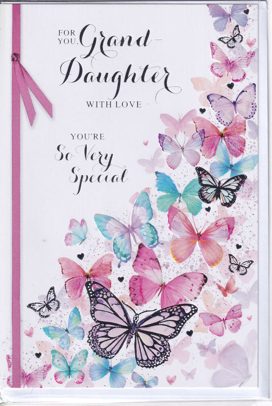 For You Grand-Daughter With Love Birthday Card - Simon Elvin