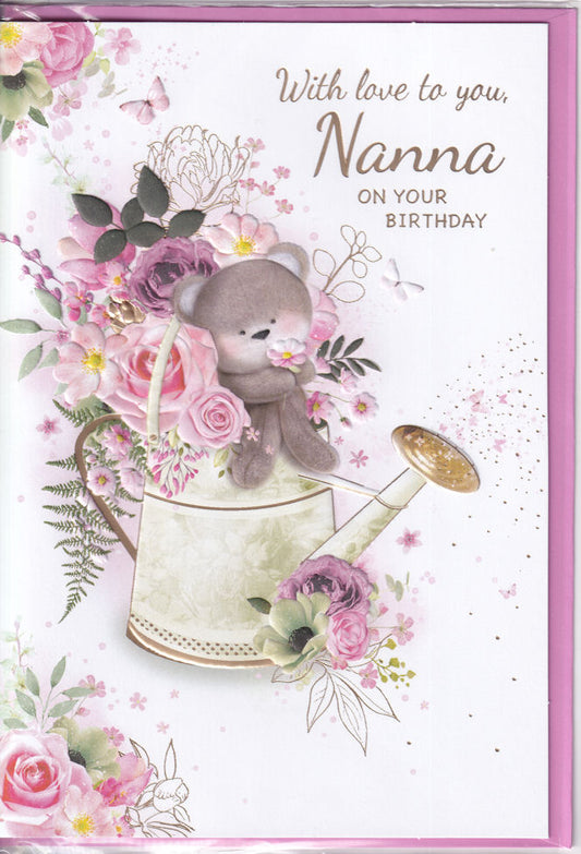 With Love To You Nanna On Your Birthday Card - Simon Elvin