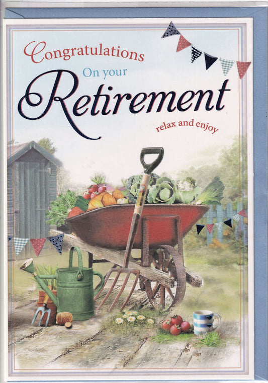 Congratulations On Your Retirement Card - Simon Elvin