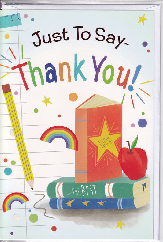 Just To Say Thank You! Card - Simon Elvin
