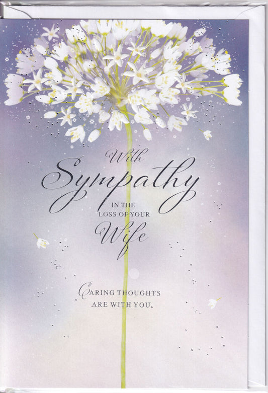 In The Loss Of Your Wife With Sympathy Card - Simon Elvin