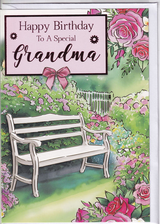 To A Special Grandma Happy Birthday Card - Silverline