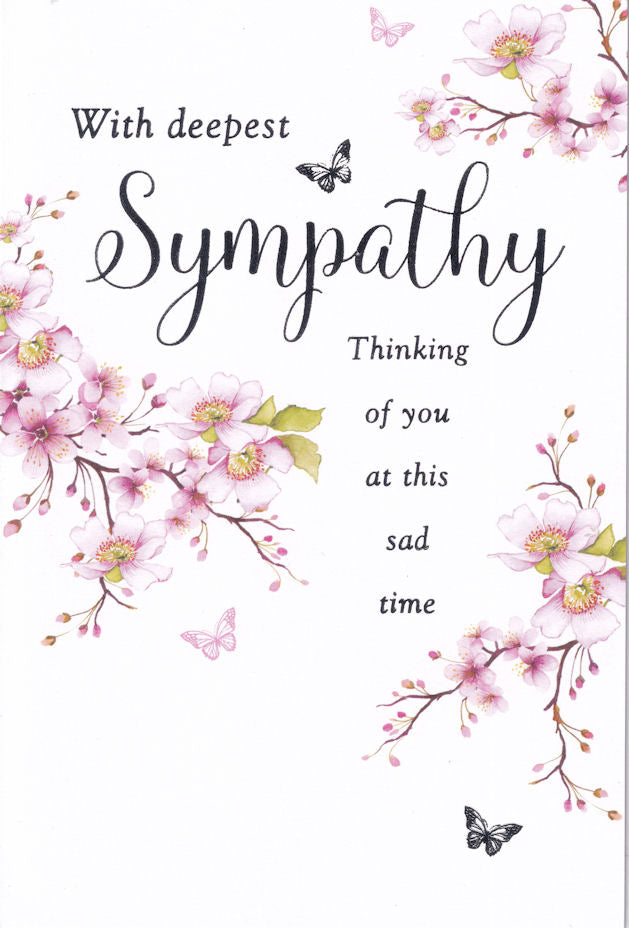 With Deepest Sympathy Card - Nigel Quiney – All Greeting Cards