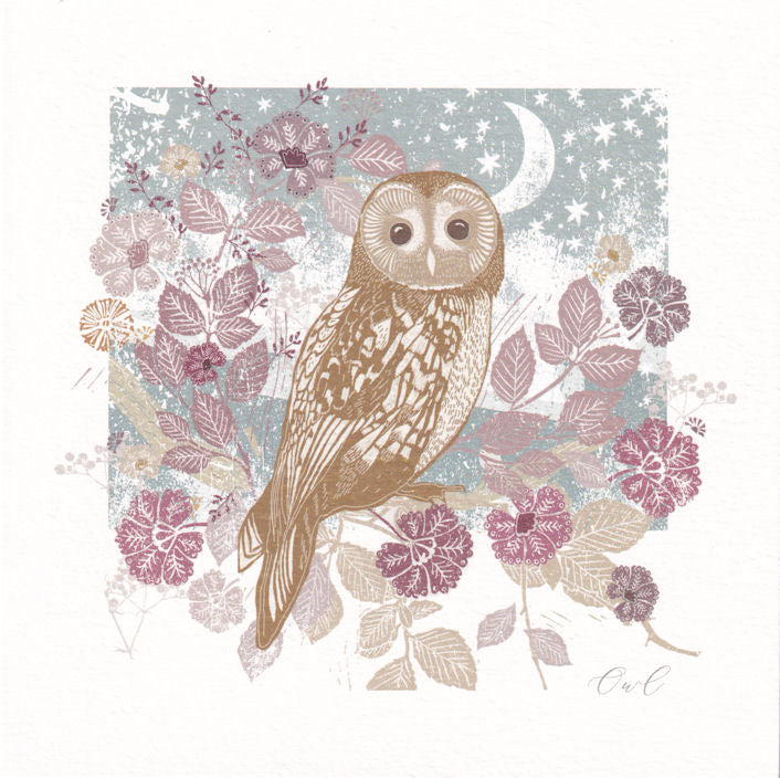 Owl Greeting Card - Nigel Quiney – All Greeting Cards