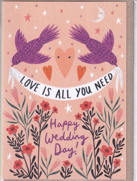 Happy Wedding Day! Card - Earlybird Designs