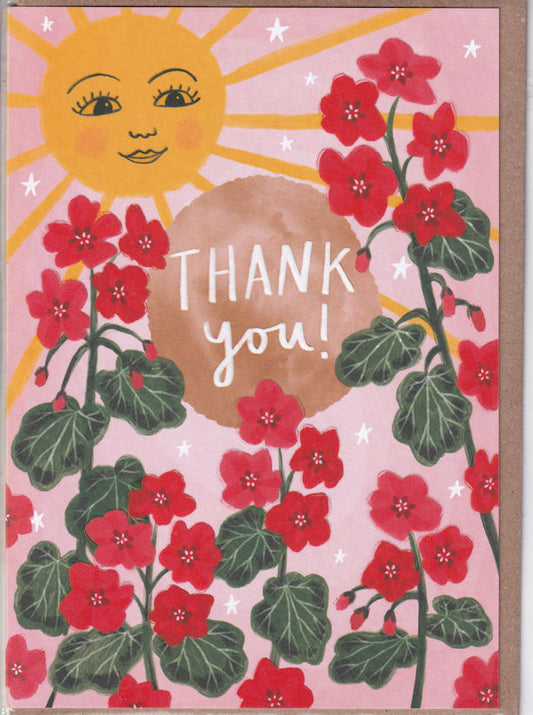 Sunshine Thank You! Card - Earlybird Designs