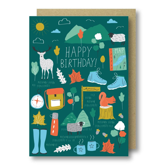 Countryside Happy Birthday! Card - Jessica Hogarth